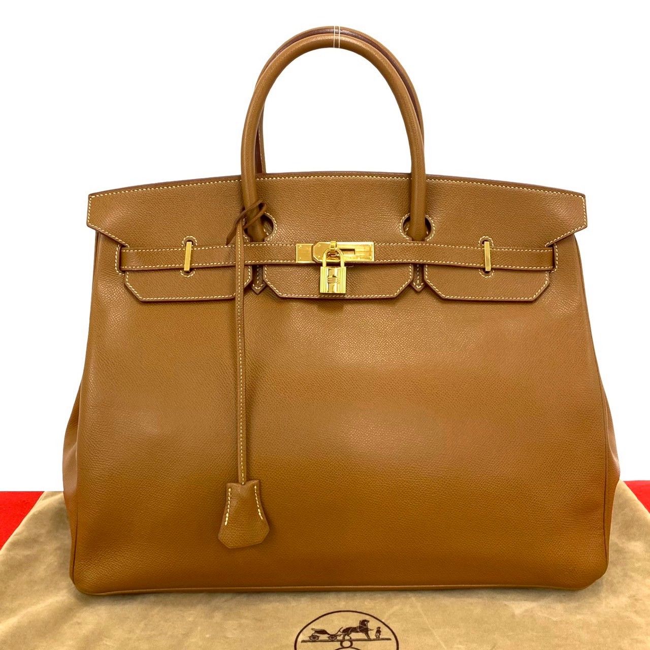 極 美品 希少品 袋付き □D 刻印 HERMES エルメス バーキン 40 