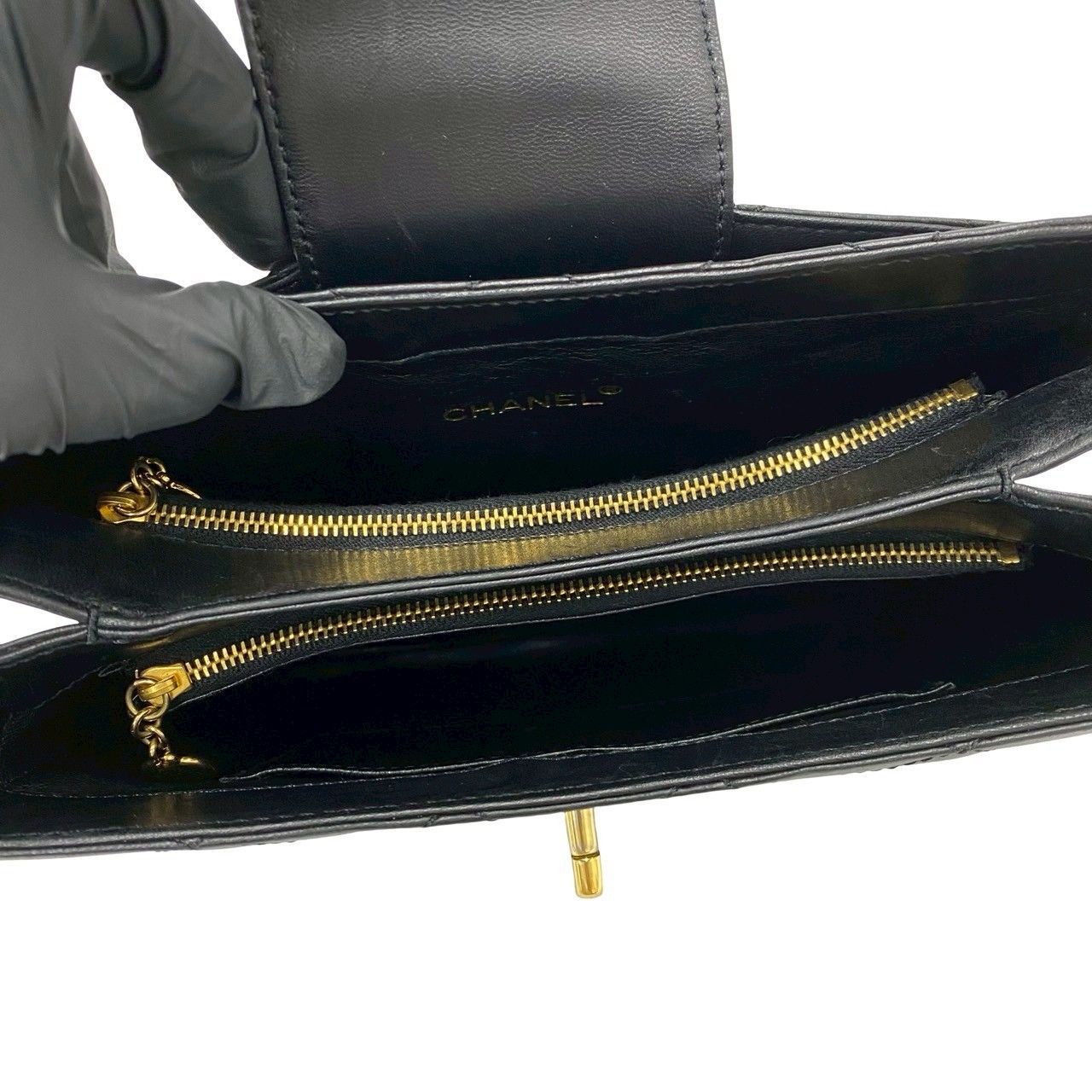 極 美品 カード シール有 5番台 CHANEL シャネル マトラッセ ココ