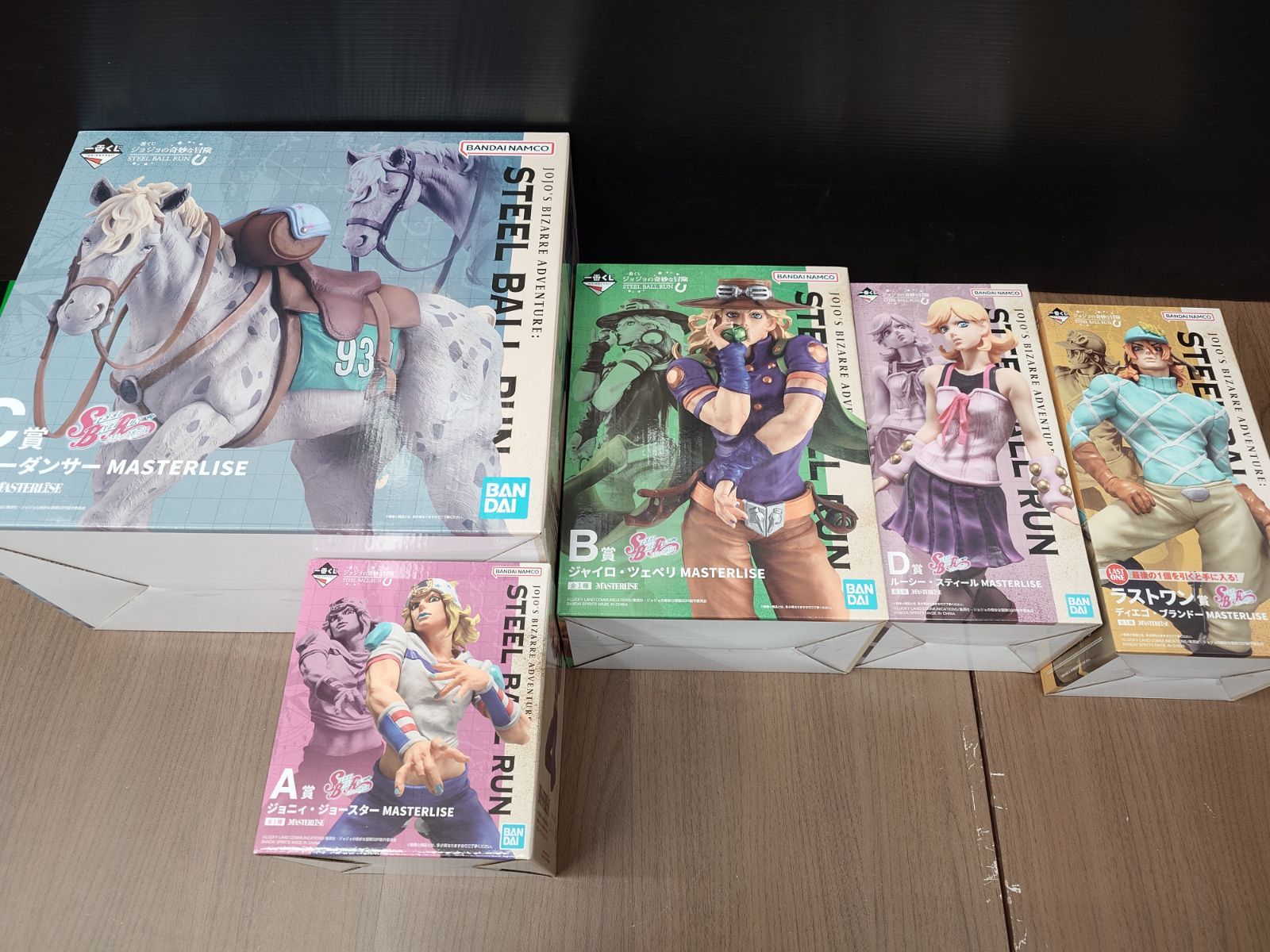 一番くじ　スティール・ボール・ラン　A賞/B賞/C賞/D賞/ラストワン賞　5体セット