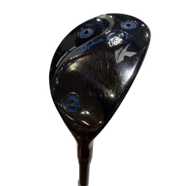 【中古】 キャスコ Dolphin Utility DU-122 ブラック U6 ユーティリティ UT ATTAS MB-HY55 (フレックスR) メンズ 男性用 右利き 右用 Cランク ゴルフクラブ