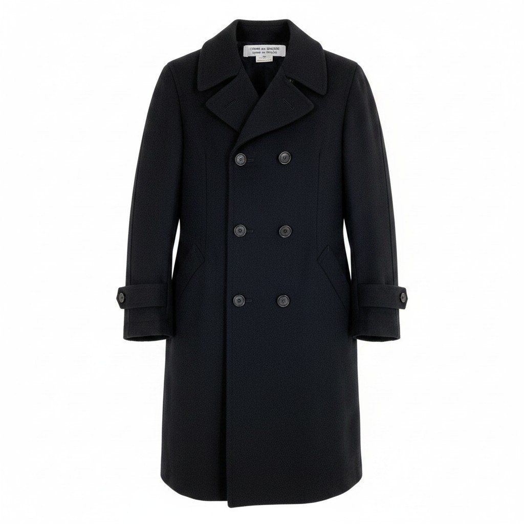 Ef27 COMME des GARCONS トレンチコート アウター AD2010 日本製 XSサイズ ブラック ウール100％ レディース 女性用u02t 22,126円