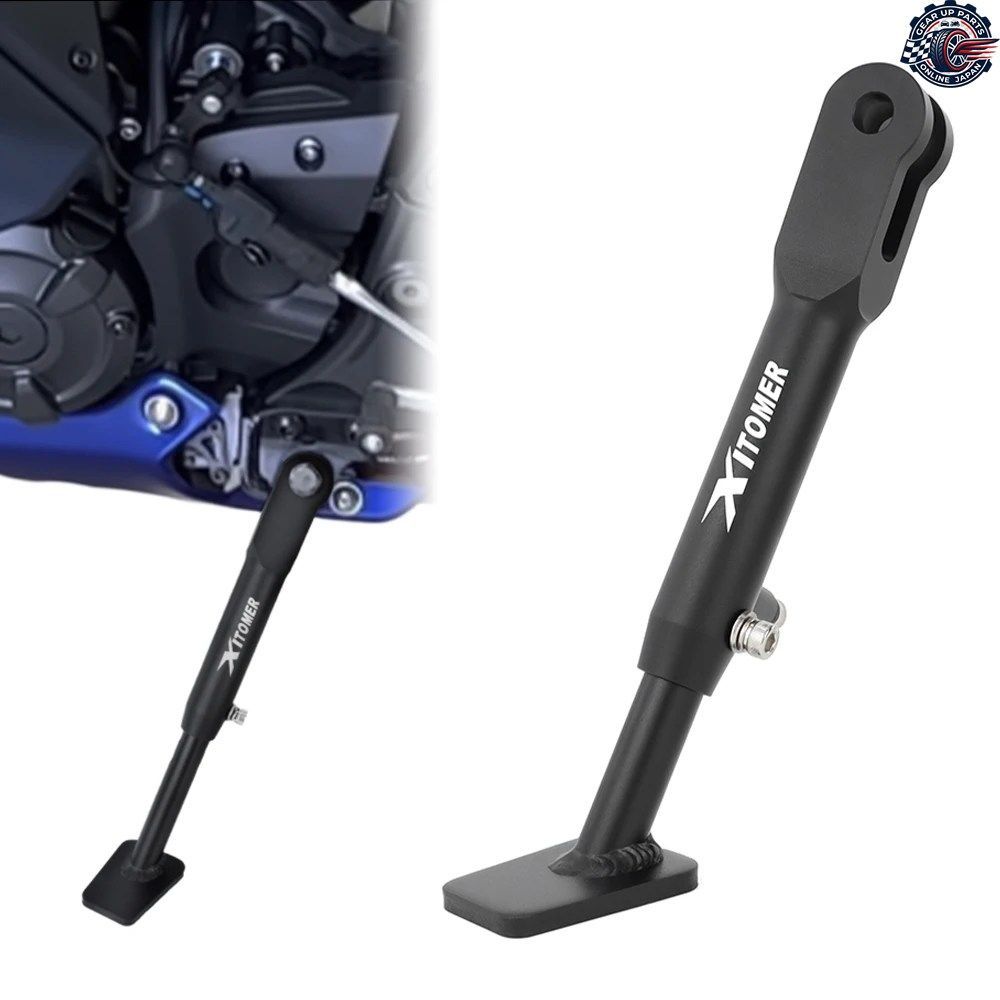 オートバイ用キックスタンド フットサイドスタンド延長サポートホルダー YZF-R7 YZFR7 R7 2022 - 26 ヤマハ