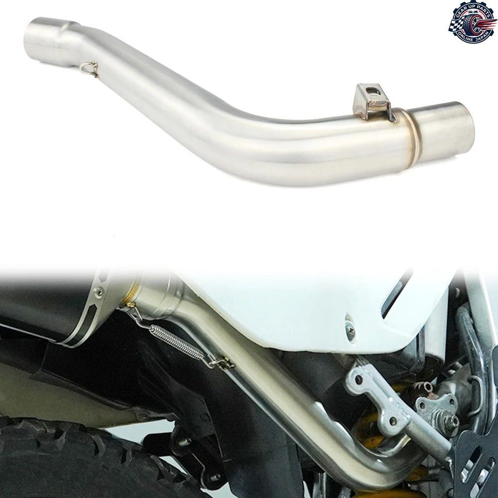 DR650 DR 650 SE 1996-2016 - 20 オートバイ排気管中間接続チューブ ステンレススチール製中間リンクパイプ