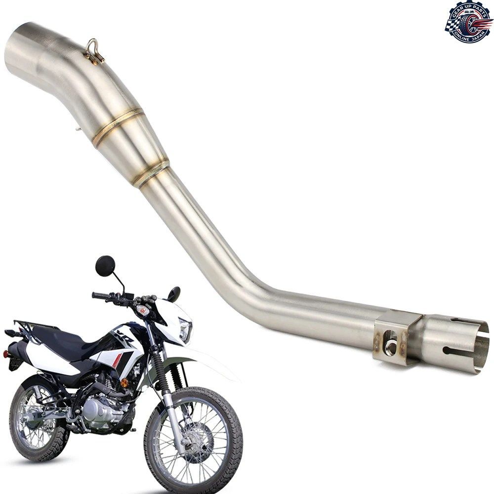 ホンダ XR150L XR 150L 2023 オートバイ排気管中間接続チューブ ステンレススチール中間リンクパイプチューブ マフラーなし