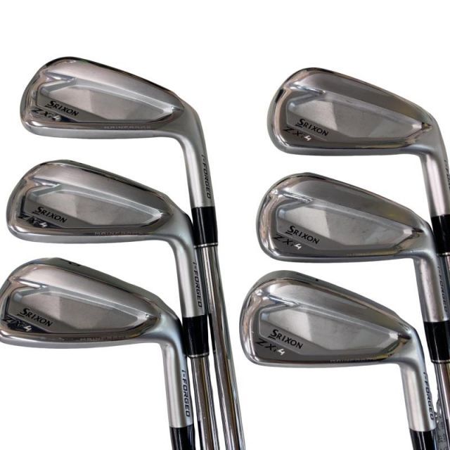 【中古】 ダンロップ SRIXON ZXi4 7S アイアンセット IR 純正特注シャフト (フレックスS) メンズ 男性用 右利き 右用 Cランク ゴルフクラブ