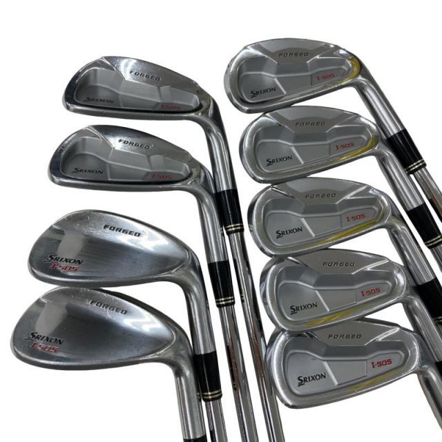 【中古】 ダンロップ SRIXON I-505 10S アイアンセット IR NS PRO 950GH (フレックスS) メンズ 男性用 右利き 右用 Cランク ゴルフクラブ