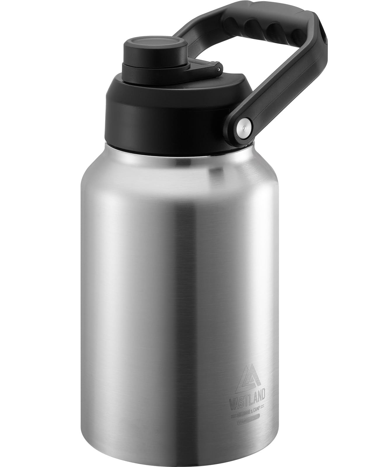 ヴァストランド VASTLAND アイスコンテナ 1.9L キャンプ用 氷入れ 水筒 保冷 真空断熱 シルバーt 8fc195d5