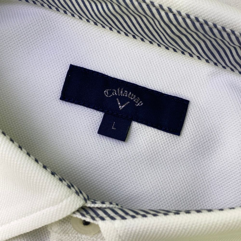 サイズ：L CALLAWAY キャロウェイ 2025年モデル 長袖ポロシャツ