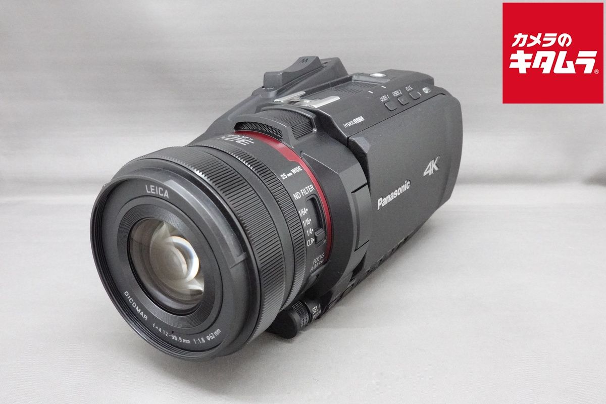 【中古】 【良品】 パナソニック デジタル4Kビデオカメラ HC-X2000-K ブラック