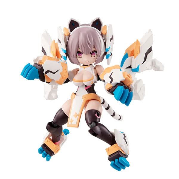 新品未開封 デスクトップアーミーN-202d ティタニア白虎 約80ｍｍ PVC製 塗装済み可動フィギュア