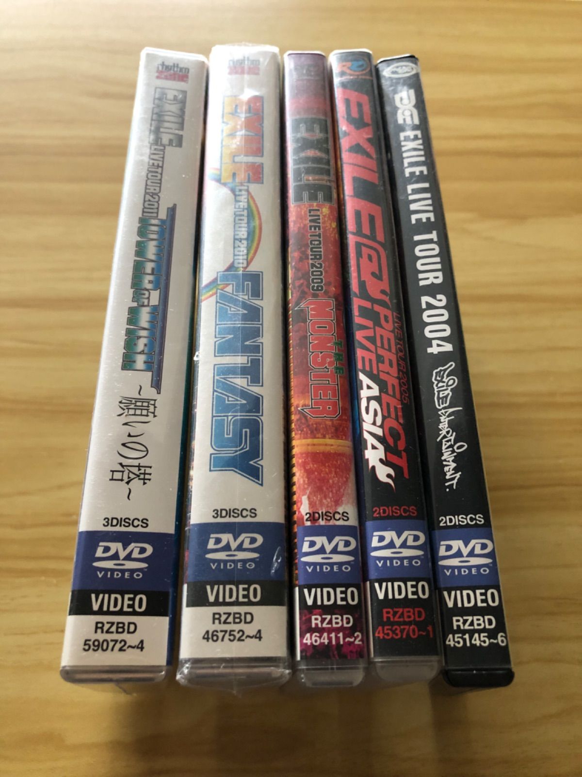 中古] [DVD] EXILE LIVE TOUR 5点セット(2004、2005、2009、2010
