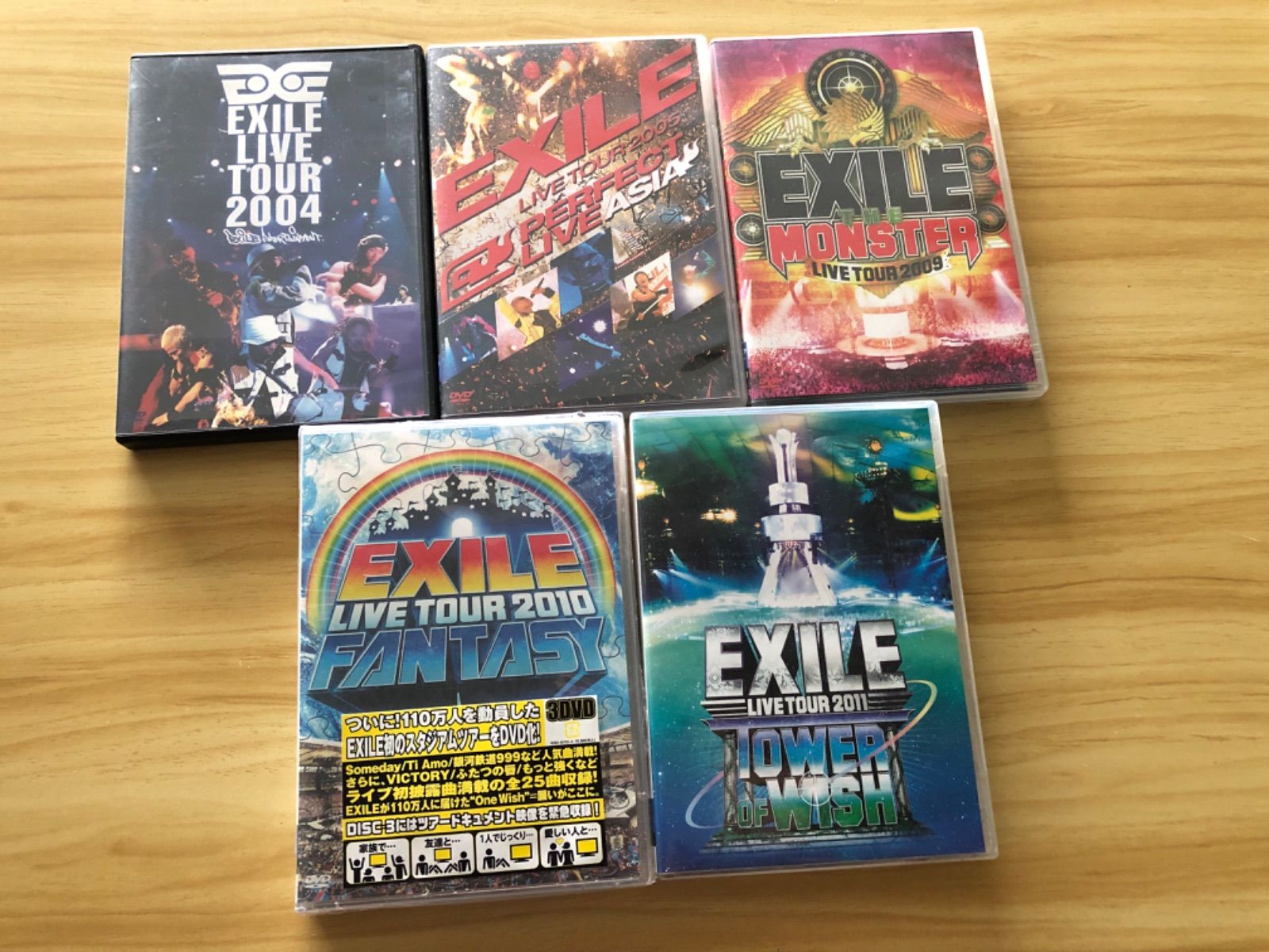 中古] [DVD] EXILE LIVE TOUR 5点セット(2004、2005、2009、2010