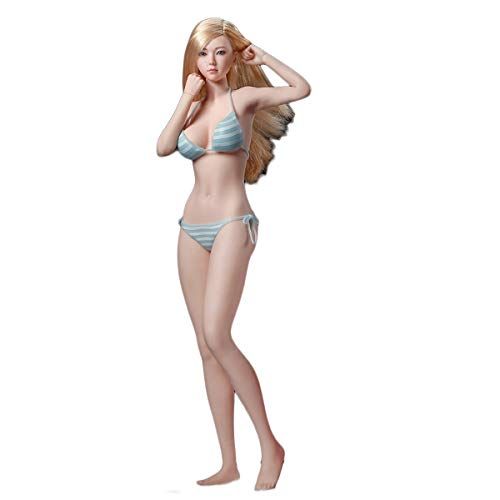 【新品】AIEK TBLeague 2020年 1/6フィギュア 少女 素体、ヘッド ビキニ セット 超柔軟性シームレス長い足 腰が細く 少女の体つき PHMB2019-S34 含女性の頭部 白肌色 bea23eb8
