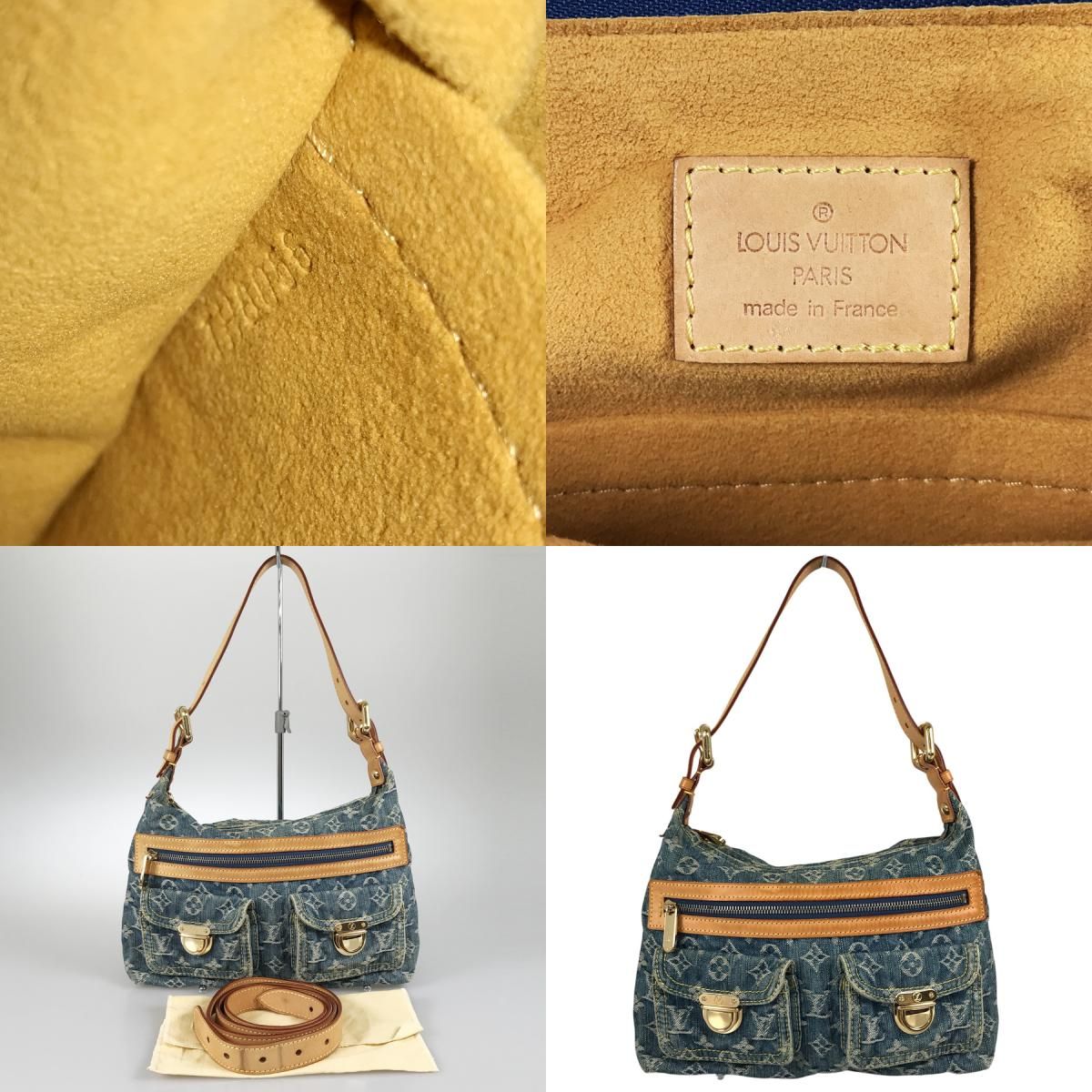 ルイ・ヴィトン LOUIS VUITTON モノグラム デニム バギー PM M95049