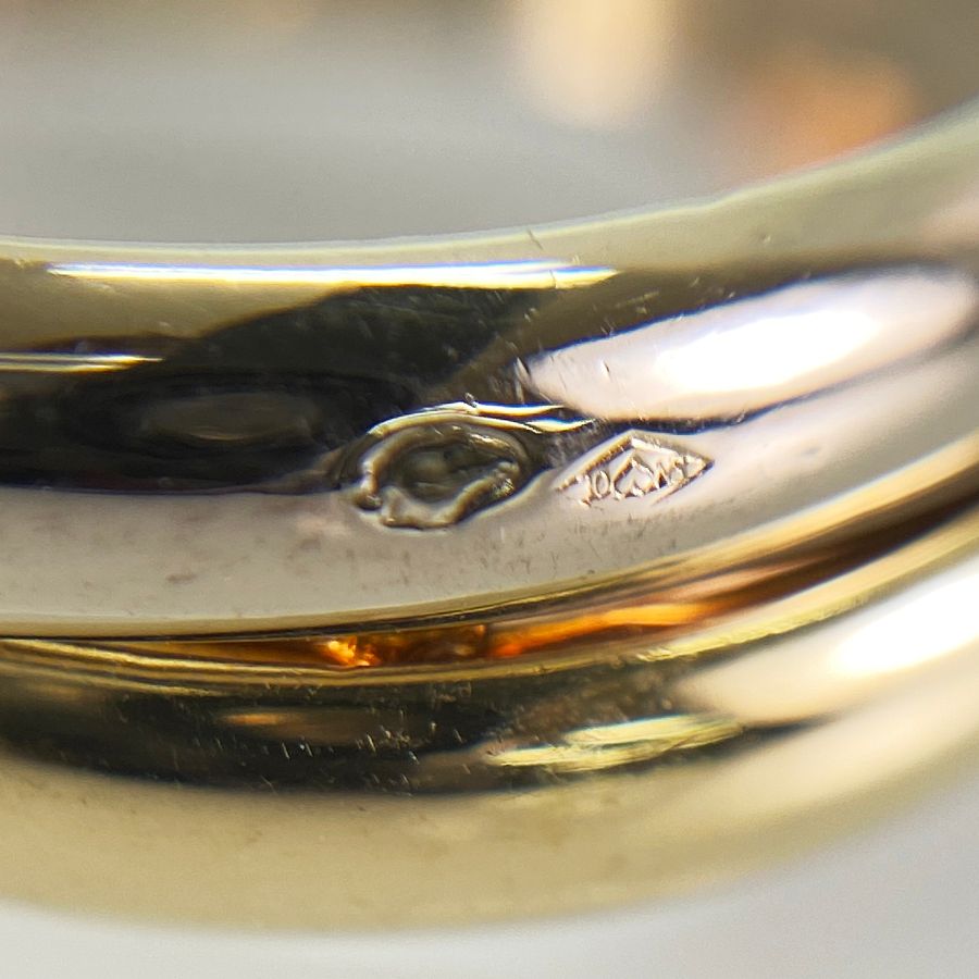 カルティエ Cartier トリニティ MM K18YG 18号(58) リング sss【中古