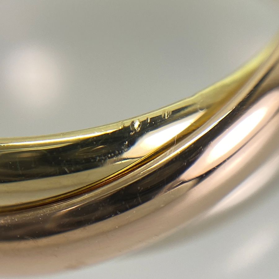カルティエ Cartier トリニティ MM K18YG 18号(58) リング sss【中古