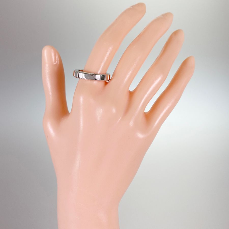 ショパール Chopard アイスキューブ K18WG 15号(55) リング sss【中古