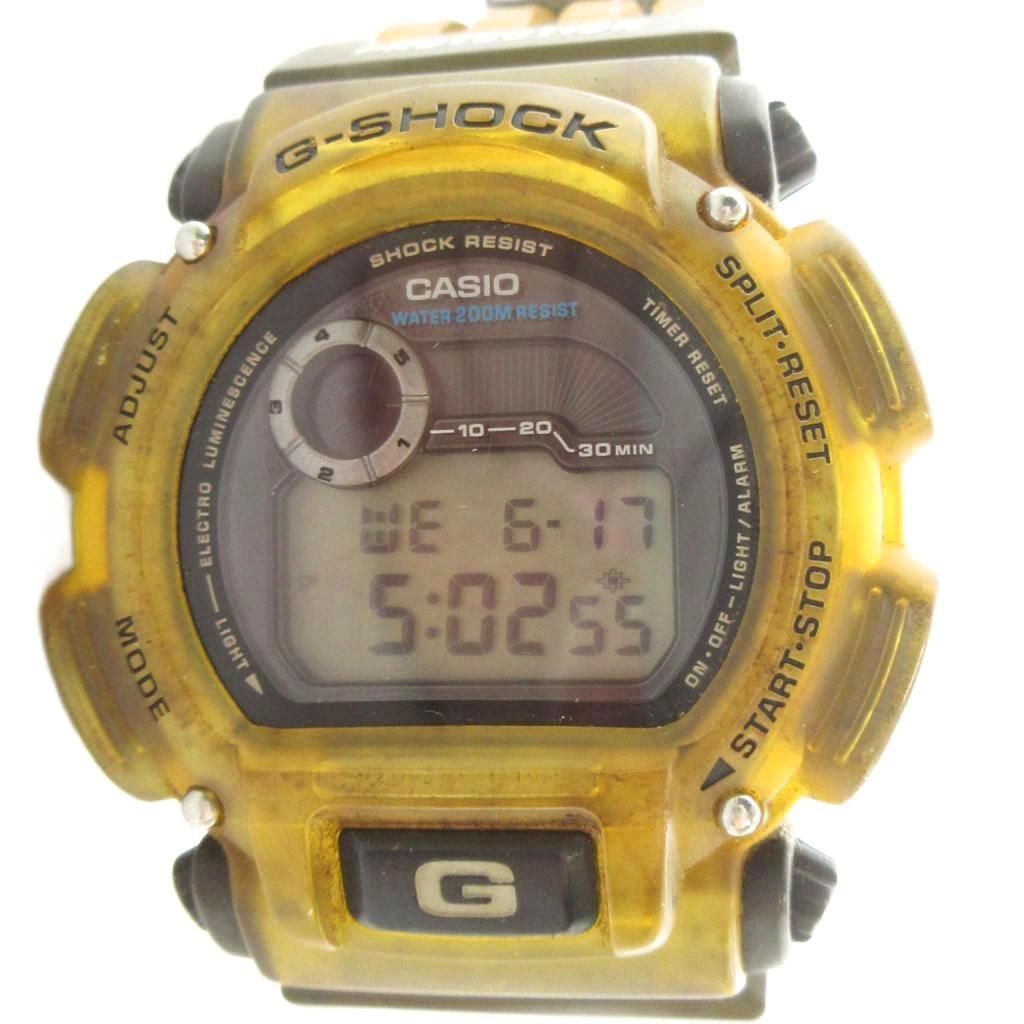 カシオジーショック CASIO G-SHOCK DW-9000 腕時計 クォーツ ウォッチ デジタル カレンダー付き 黄 イエロー ■GY11 /MQ
