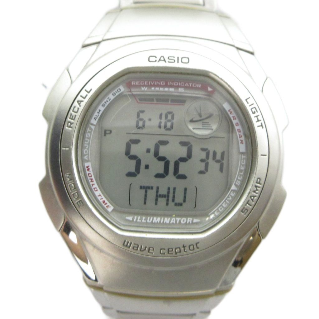 カシオ CASIO WV-57HJ 腕時計 クォーツ ウォッチ デジタル カレンダー付き シルバー色 ■GY11 /MQ