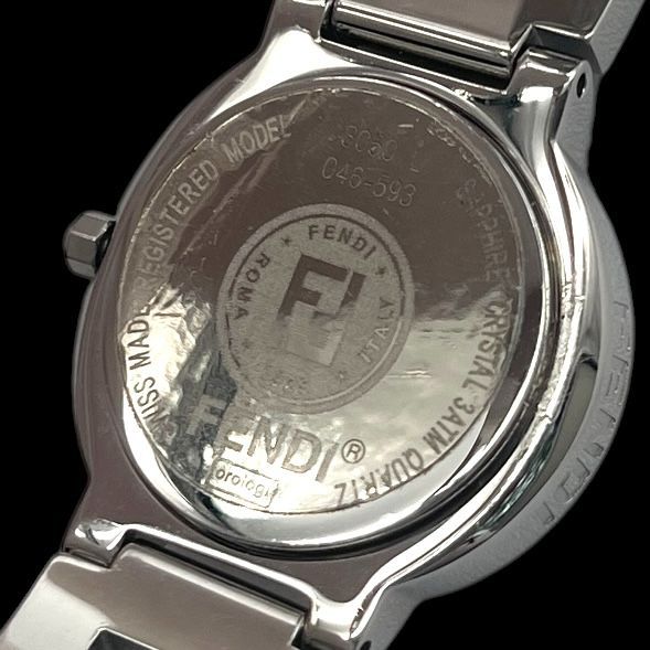 新品電池 稼働品 FENDI フェンディ レディース腕時計 3050L オロロジ
