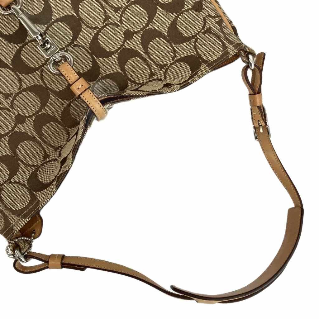 コーチ COACH シグネチャー クリップホーボー ハンドバッグ ワン 