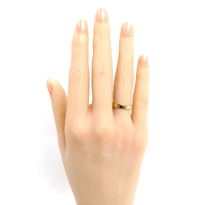 TIFFANY&Co. ティファニー K18YG イエローゴールド ノーツ ナロー