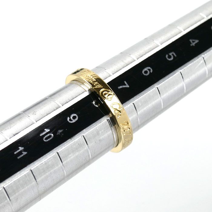 TIFFANY&Co. ティファニー K18YG イエローゴールド ノーツ ナロー