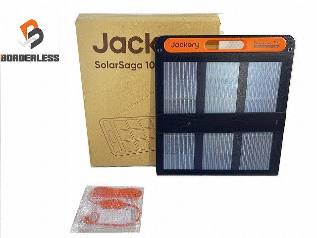 ☆未使用品☆Jackery ジャクリ solarSaga100 ソーラーパネル JS-100F 折り畳み式 太陽光 ポータブル電源131705