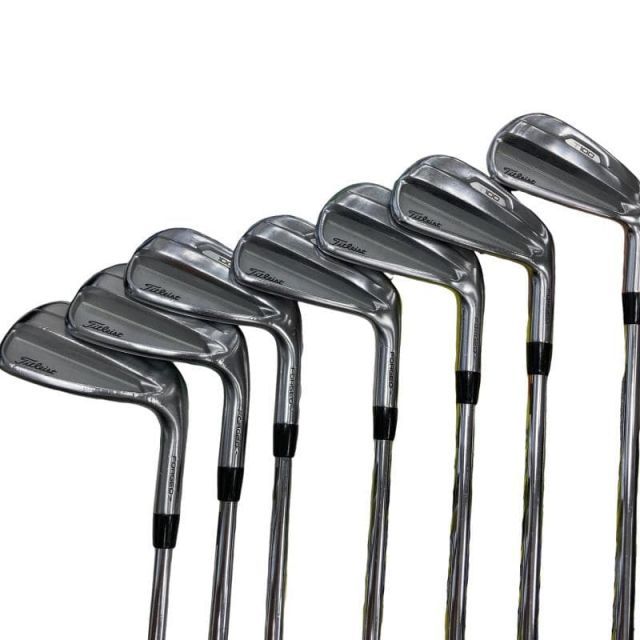 【中古】 タイトリスト Titleist T100(2021) 7S アイアンセット IR 純正特注シャフト (フレックスX) メンズ 男性用 右利き 右用 Cランク ゴルフクラブ
