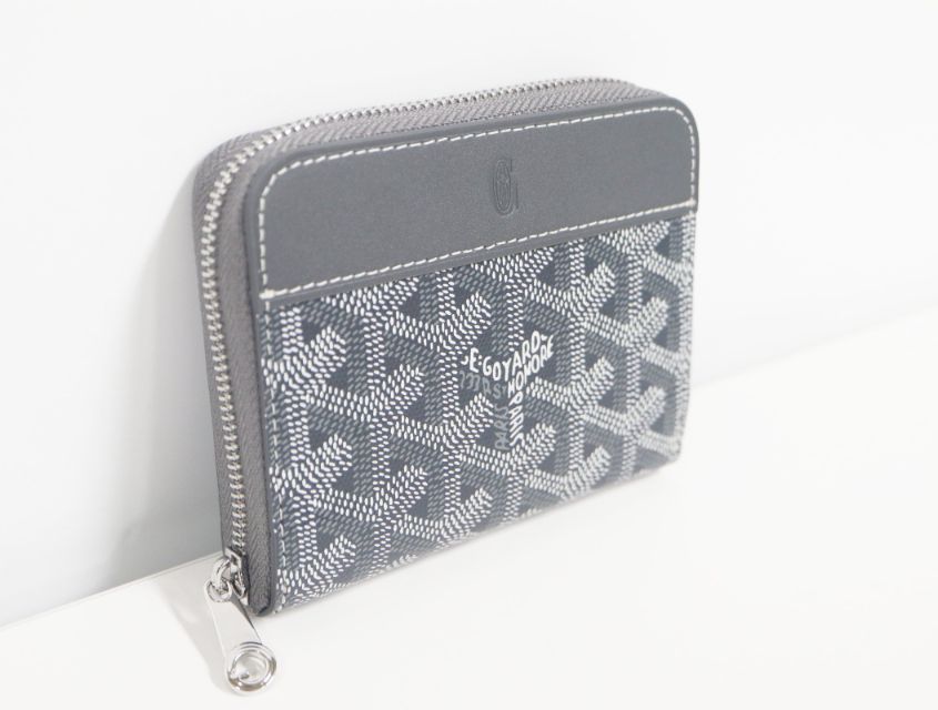 ゴヤール GOYARD マティニョン PM ウォレット グレー コンパクト
