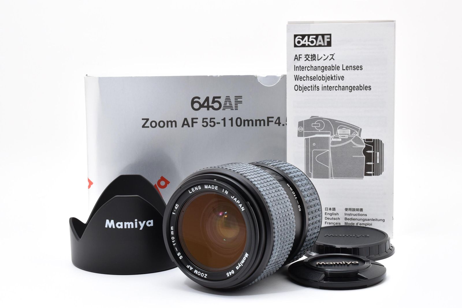 マミヤ　MAMIYA 645AF ZOOM 55-110mm F4.5【元箱・動作確認済】 #9500 F.June.1426