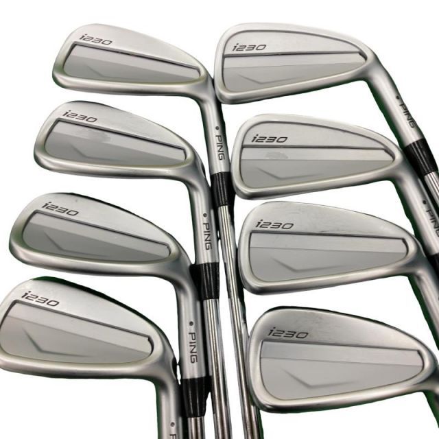 【中古】 ピン i230 9S アイアンセット IR 純正特注シャフト (フレックスS) メンズ 男性用 右利き 右用 Cランク ゴルフクラブ