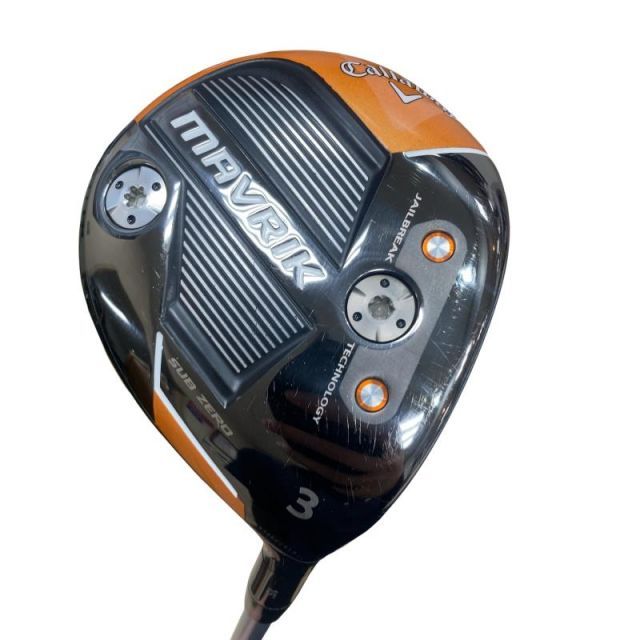 【中古】 キャロウェイ MAVRIK SUBZERO 3W フェアウェイウッド FW Speeder EVOLUTION VI FW 60 (フレックスS) メンズ 男性用 右利き 右用 Cランク ゴルフクラブ