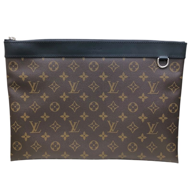 ルイ・ヴィトン LOUIS VUITTON ポシェット・ディスカバリー M69411 ブラウン PVC ユニセックス クラッチバッグ