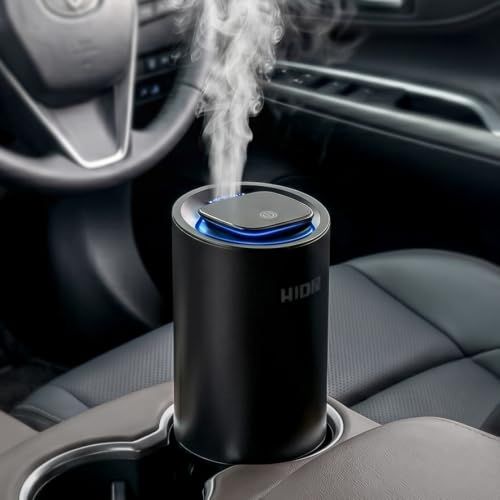 HID屋 車 アロマディフューザー E ウォーターレス 1000mAh カップホルダー対応 コードレス ホワイトムスクの香り 芳香剤 消臭 カーディフューザー送料無料 4fd78791