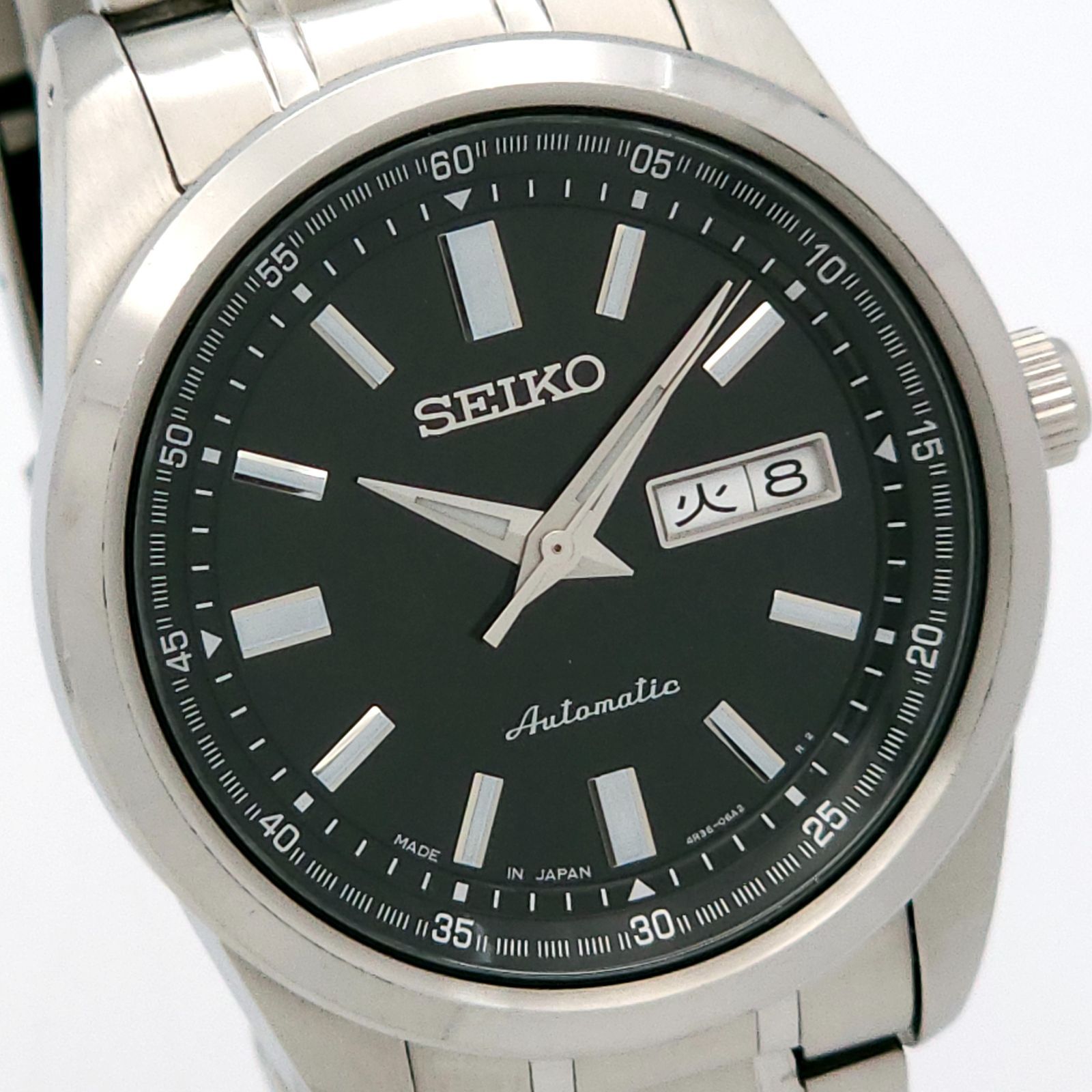 【希少】セイコー 自動巻 ブラウン 4R36-05Z0 ☆良品 SEIKO セイコー メカニカル 4R36-05Z0 自動巻 動作品 裏スケ