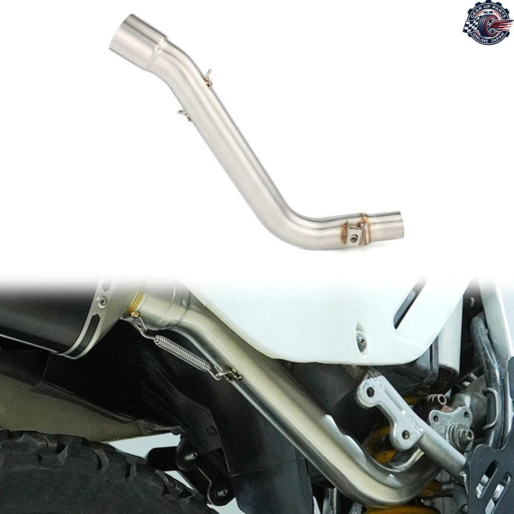 DR650 DR 650 SE 1996-2020 - 24 オートバイ排気管中間接続チューブ ステンレススチール製中間リンクパイプ