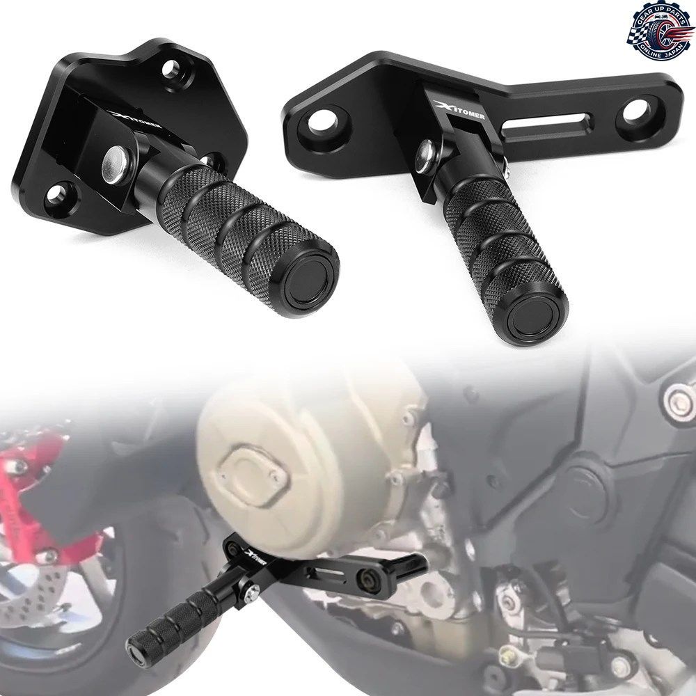 ドゥカティ ムルティストラーダ V4 V4S V4 RS V4 パイクスピーク V4 ラリー モーターサイクル ライダー用 折りたたみ式フットペグ フットレ