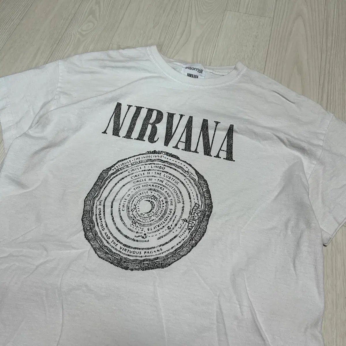 XL インソニアプロジェクト x NIRVANA(ニルヴァーナ) バンドTシャツ