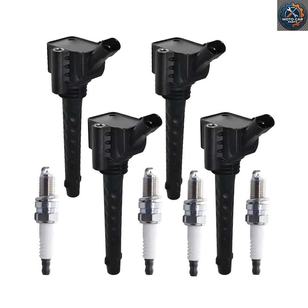 4 個イグニッションコイルフィアット 500L ブラボーリネアドブログランデプントランチアデルタ 2007-2014 55213613 0221504024