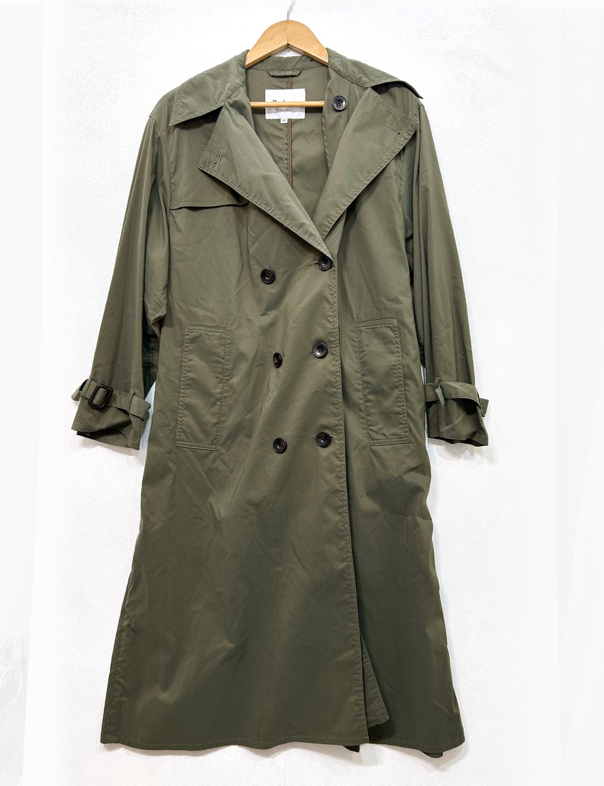 Barbour (10) バブアー ノンオイル ナイロン ロングコート トレンチ