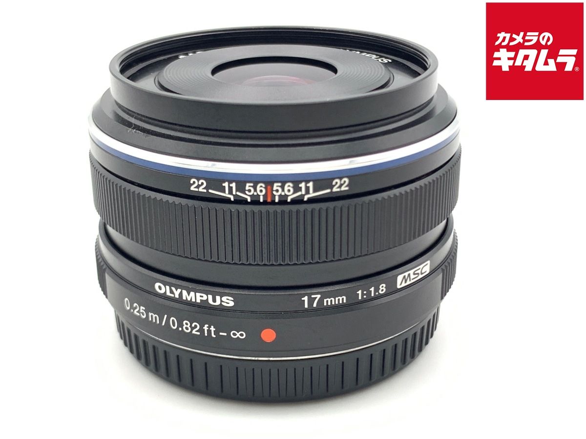 【中古】 【美品】 オリンパス M.ZUIKO DIGITAL 17mm F1.8 ブラック