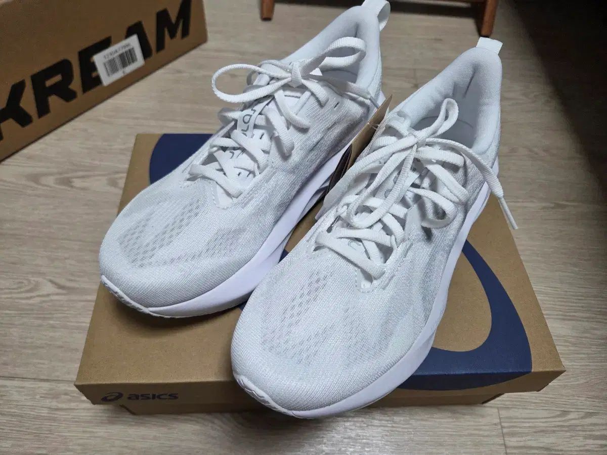 (245 ウィメンズ 新品) アシックス NOVA BLAST 5 白
