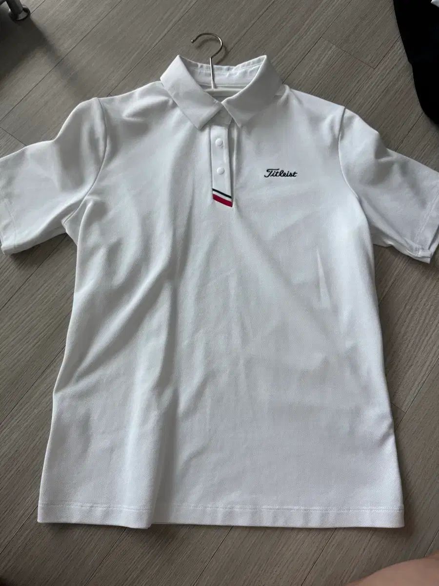 Titleist (タイトリスト) ゴルフ 半袖 カラーTシャツ 白 Sサイズ