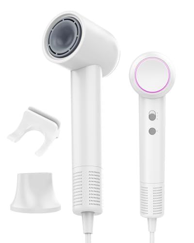ドライヤー 大風量 速乾 高風速70m/s 【AIスマート温度制御・50℃恒温ケア】ヘアドライヤー 11億高濃度マイナスイオン 髪質改善 髪ダメージ軽減 8種類ドライモード 4段階温度調節 温冷自動循環モード 50dB静音 ノズル/収納壁掛け aee81eb4
