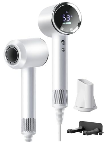 ドライヤー 大風量 【AI温度センサー搭載・速乾1400W】 高濃度マイナスイオン 40m/s高速 ヘアドライヤー 熱ダメージを抑えながら素早く乾かす 温度＆風量調整 軽量 静電気対策 髪に潤い 温冷ワンタッチ切替 メモリー機能付き マグネッ ca86de28