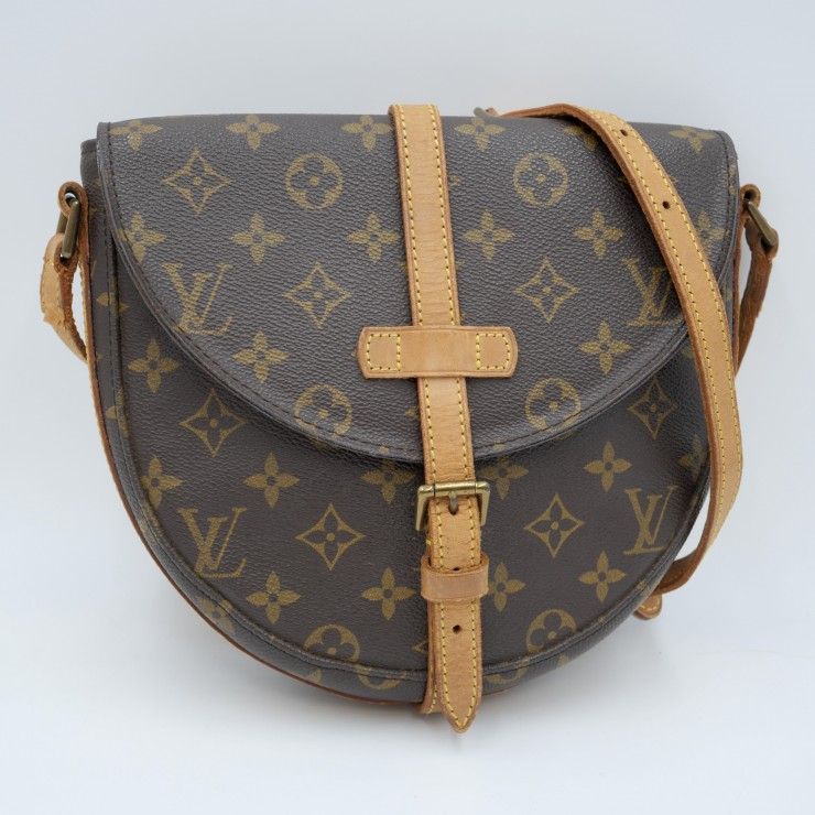 LOUIS VUITTON（ルイ・ヴィトン）シャンティPM ヴィンテージ ショルダーバッグ モノグラム PVC レザー ブラウン レディース M40646【中古】
