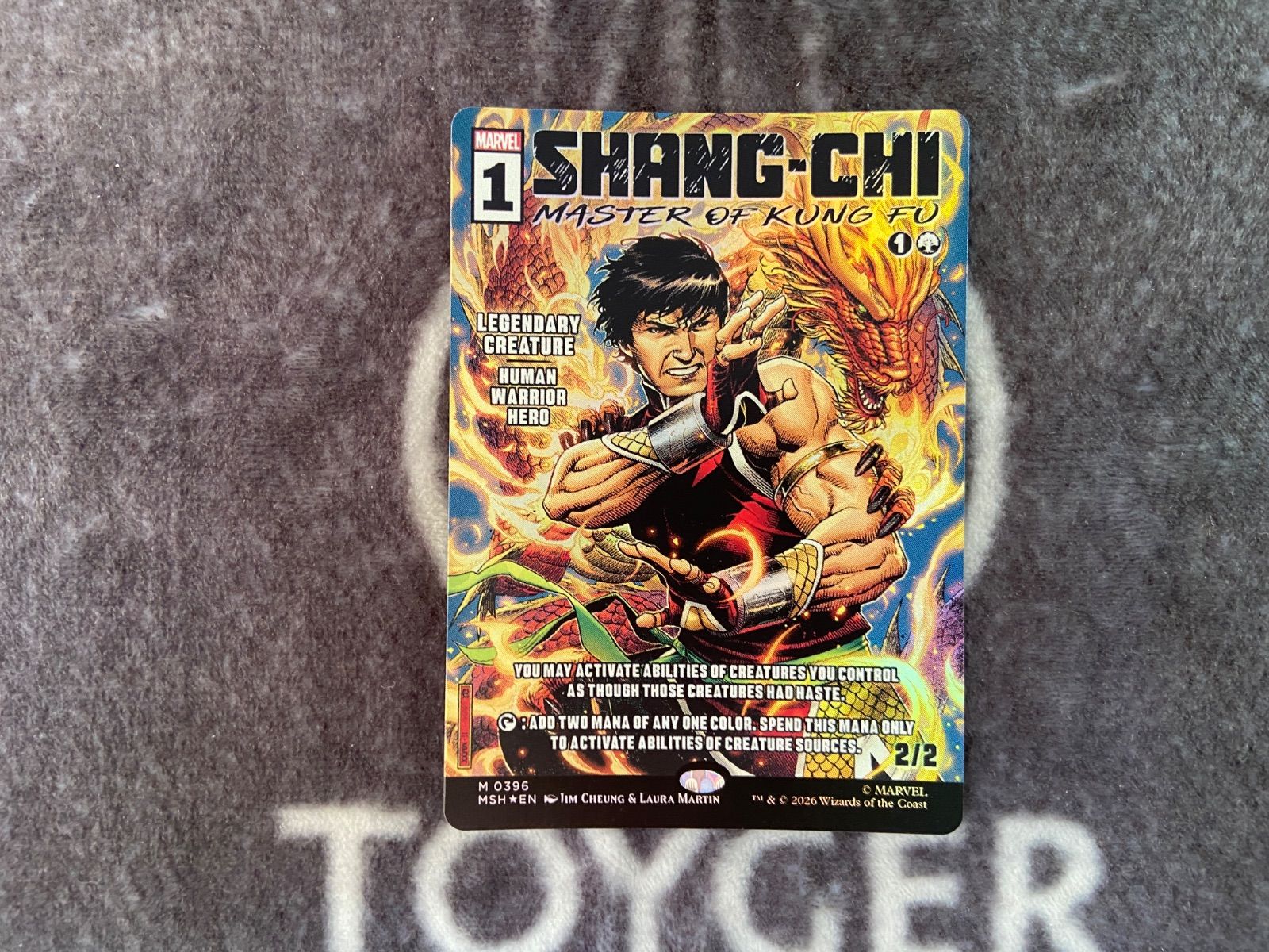MTG　カンフーの達人、シャン・チー　ボーダーレス　FOIL版　1枚