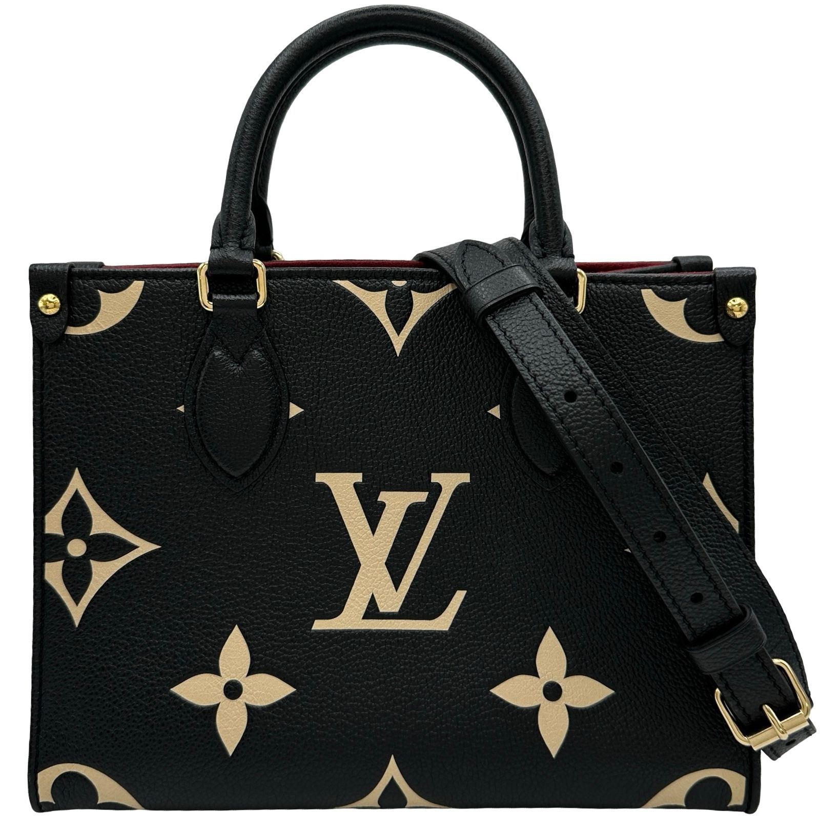 ルイ・ヴィトン LOUIS VUITTON オンザゴーPM M45659 ノワール アンプラント レディース ハンドバッグ