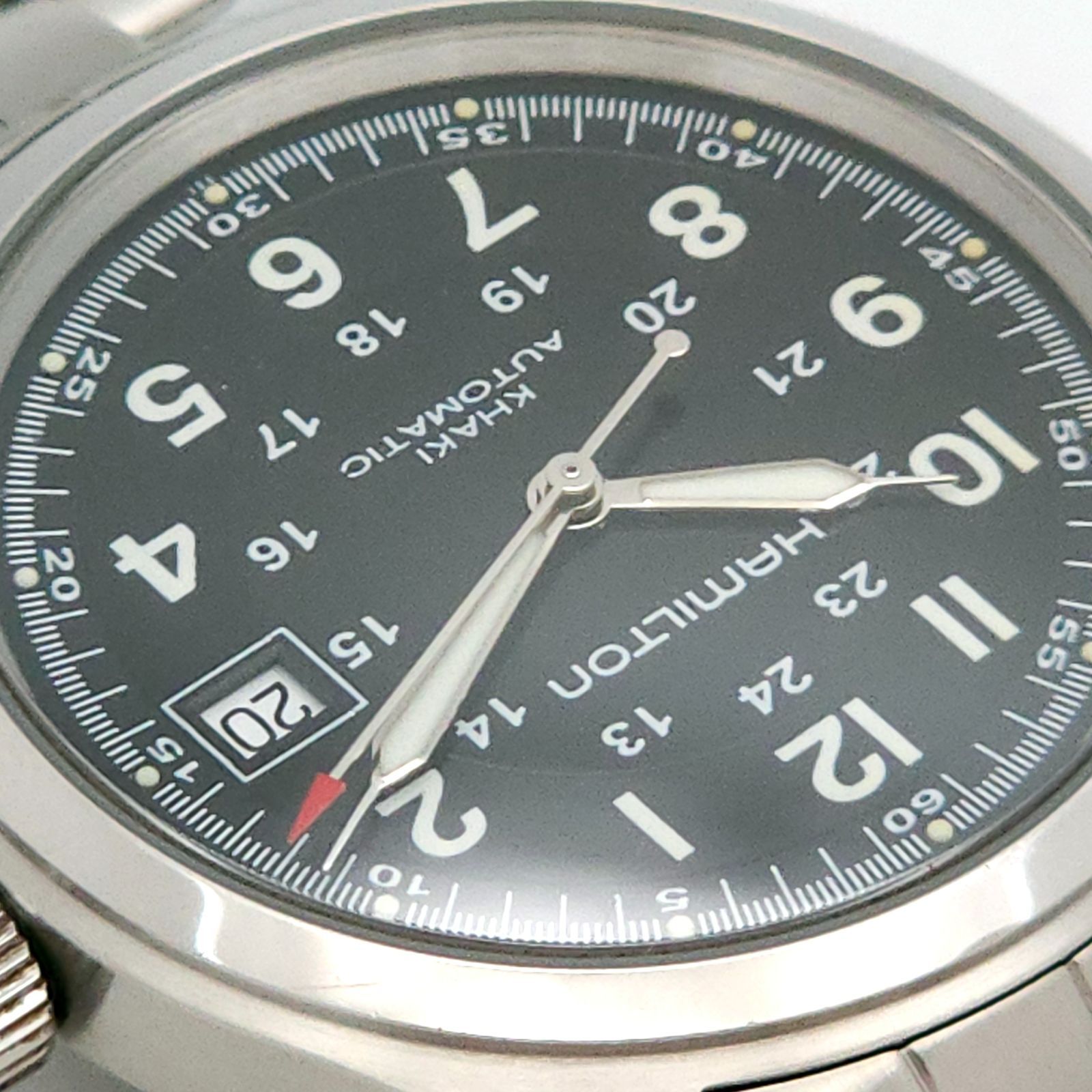 ☆良品 HAMILTON ハミルトン カーキフィールド H704450 自動巻 動作品